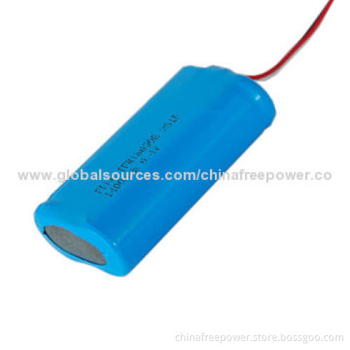 LiFePO4 18650E 1400mAh 2S1P battery pack, Lithium-iron phosphate system, safety and long lifespan